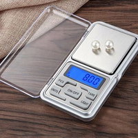 Mini cantar electronic de buzunar, pentru bijuterii, afisaj LCD, capacitate pana la 500g, OEM