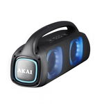 Boxa portabila Akai BT 5.0, putere RMS 60W, tensiune nominală: AC100-240V~,50Hz/60H, sensibilitate: 300±50mV, baterie: 7.4V 3600mAh, timp de incarcare:̃̃̃ ~4-6h, timp de lucru: ~ 3-5h, raspuns in frecventa: 60Hz-15KHz, puterea de emisie a canalului, AKAI