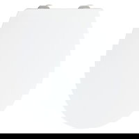 Capac de toaleta cu sistem automat de coborare, Wenko, Easy Close Thermoplast, 37 x 44.5 cm, termoplastic, alb, Wenko