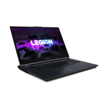 Laptop Lenovo Legion 5 17ACH6Hz, AMD Ryzen 7 5800H, 17.3 inch FHD, 16GB RAM, 512GB SSD, nVidia RTX 3060 6GB, No OS, Negru-Albastru