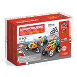 Set magnetic de construit Magformers Vehicule 17 piese