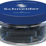 Patroane Cerneala Mici Schneider - Set 30 Buc/Borcan - Albastru, Schneider