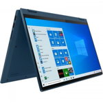 Laptop IdeaPad Flex 5 FHD 14 inch AMD Ryzen 7 5700U 16GB 512GB SSD Windows 11 Home Abyss Blue