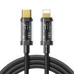 Cablu de date Joyroom S-CL020A12, USB Type-C/Lightning, PD 20W, 1.2m, Negru, Joyroom