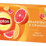 Ceai Lipton Fructe Grapefruit si Portocala 20 plicuri, Lipton