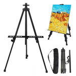 Trepied sevalet pictura, reglabil 50-150 cm, portabil, husa depozitare inclusa