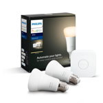 Bec Inteligent LED Philips HUE, Bluetooth E27 9W Lumina Alba Reglabila