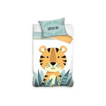 Set lenjerie pat copii 100x135 + 40x60 Tiger Dream Big Baby SunCity, SunCity