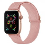 Curea Tech-Protect Mellow compatibila cu Apple Watch 4/5/6/7/8/SE 38/40/41mm Pink