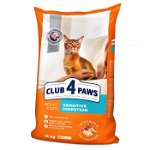 Hrana uscata pentru pisici cu digestie sensibila, Premium, Club 4 PAWS, 14 kg