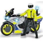 Simba - Motocicleta De politie,  Cu sunete, Cu lumini, Cu figurina articulata