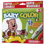 Set 10 markere superlavabile pentru copii mici, Heutink