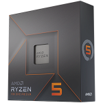 AMD CPU Desktop Ryzen 5 6C/12T 7600X (4.7/5.0GHz Boost 38MB 105W AM5) box  with Radeon Graphics