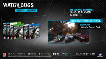 Watch Dogs D1 Edition WII U