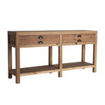 Consola din Lemn masiv de pin reciclat bej BERN L150xH75cm