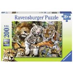 Puzzle Tigri, 200 Piese, Ravensburger