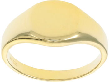 Bijuterii Femei Argento Vivo Signet Ring Gold, Argento Vivo