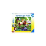 Puzzle Familie De Cai La Rau, 300 Piese