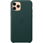 Husa de protectie Apple pentru iPhone 11 Pro, Piele, Forest Green