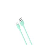 Cablu XO NB156 USB - Lightning 1,0 m 2,4A verde