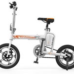 Bicicleta electrica pliabila Airwheel R5, Viteza maxima 20km/h, Autonomia maxima 30-40km, asistata 80-100km, Roti 16", Baterie Panasonic (Alb)