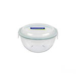 Bol Glasslock, rotund, din sticla, cu capac plastic, 1000 ml, Intercom Serv