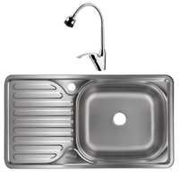 Pachet chiuveta bucatarie + baterie Freddo SET7002S