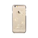Carcasa iPhone 6/6S Comma Crystal Flora Champagne Gold (Cristale Swarovski®, electroplacat), Comma