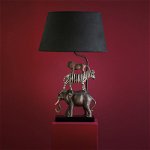 Lampă de masă, Elefant, zebră, leu, Safari, 12 x 24.5 x 70 cm , WernerVoss