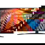 LG Televizor LG LED 43UT81003LA, 108 cm, Smart, 4K Ultra HD, Clasa G, Model 2024, Gri inchis, LG