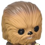 Figurina Funko POP! Star Wars, The Last Jedi - Chewbacca & Porg (Bobble-Head)