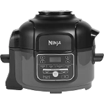 MultiCooker Ninja Foodi MINI OP100EU, 6-in-1, 4.7 L, oala electrica sub presiune si friteuza cu aer, negru/gri, NINJA