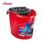 Galeata cu storcator pentru mop clasic, Vileda, 10 L, plastic, rosu, Vileda