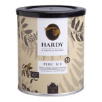 Cafea single origin Peru boabe, la cutie metalica Hardy, bio, 250g, Hardy