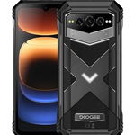 Telefon mobil Doogee V Max Plus Gray, 5G, 6.58 FHD+ 120Hz, 36GB RAM(16GB + 20GB extensibil), 512GB ROM, Camera AI 200MP + Night Vision 20MP, Dimensity 7050, Android 14, 22000mAh, NFC, OTG, DualSim, Doogee