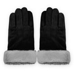 Manusi Dama cu Touchscreen - iberry Winter Gloves Black/Gray 7229apc