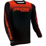 Tricou Motocross Moose Racing M1 Culoare Negru/portocaliu Marime M, Moose Racing