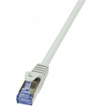 Cablu patchcord Cat.6A 10G S/FTP PIMF PrimeLine 20m gri, LogiLink