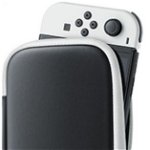 Carrying Case & Screen Protector Black & White pentru Nintendo Switch