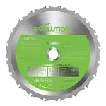 Disc pentru fierastrau circular, taiere multifunctionala Evolution FURYBLADE210MULTI-9967, Ø210 x 25.4 mm, 20 dinti