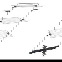 UscÄƒtor de rufe gri/argintiu 22 m Thunder â€Metaltex, Metaltex