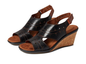 Incaltaminte Femei Cobb Hill Janna Perf Sling Black, Cobb Hill
