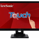 Monitor TFT LED ViewSonic 21.5" TD2220-2, Full HD (1920 x 1080), VGA, DVI, Touchscreen (Negru)
