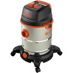 Aspirator umed/uscat Black&Decker BXVC30XTDE, 1600W, 30L, inox-negru