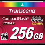 Transcend 256GB Compact Flash 800x, Transcend