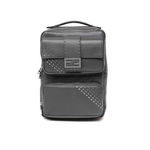 Fendi Fendi FF Buckle Leather Backpack Gray, Fendi