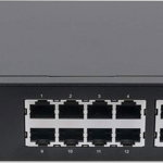 Switch Gigabit Ethernet pentru rack / desktop de 19", Intellinet, 16 x RJ45, 215 x 133 x 44 mm, Negru