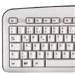 Tastatura, alba, HAMA Basic K210