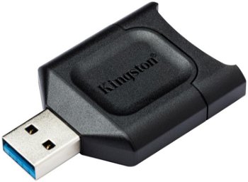 Card reader Kingston MobileLite Plus, USB 3.2, UHS-II, SD/SDHC/SDXC (Negru), Kingston