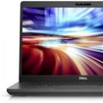 Laptop Dell Latitude 5300 cu procesor Intel® Core™ i5-8350U pana la 3.60GHz, Memorie 8GB DDR4, 256GB SSD, video Intel® UHD Graphics 620, Display 13.3" Full HD Black